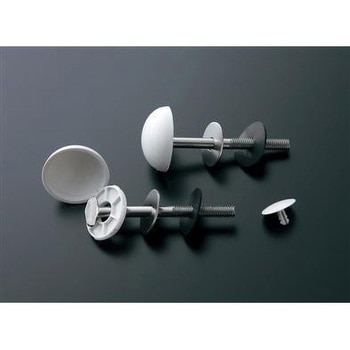 化粧キャップ付ボルト(ホワイト/2本) エスコ