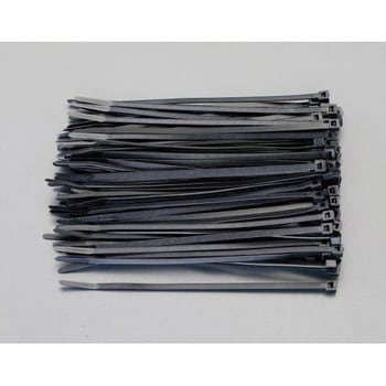 100x 2.5mm 結束バンド(導電性/100本) エスコ
