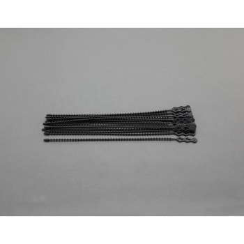 310mm 結束バンド(ビーズタイプ/黒/15本) エスコ