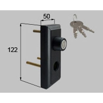 S8AAB1441 門扉RC型錠外部化粧座セット掛側(両開き用) 新日軽(LIXIL) 64529196