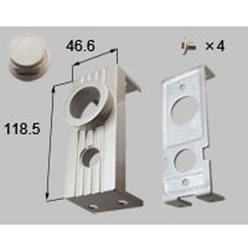 門扉RH・RJ型錠内部化粧座セット掛側(片・両開き用) - 新日軽(LIXIL)