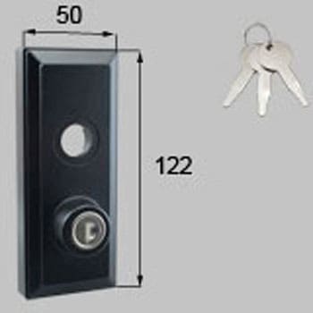 門扉NC型錠外部化粧座セット掛側(片開き用) 新日軽(LIXIL)