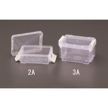 123x 82x70mm 小物ケース(2個) エスコ