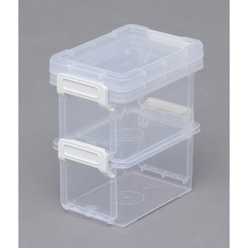 123x 82x70mm 小物ケース(2個) エスコ