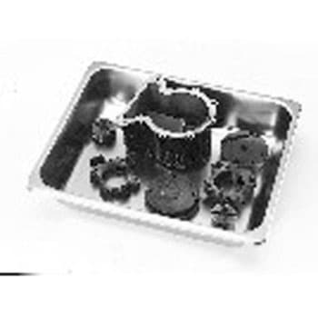 176x108x 65mm パーツトレー(ステンレス製) エスコ