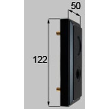 門扉NC型錠外部化粧座セット受側(両開き用) 新日軽(LIXIL)
