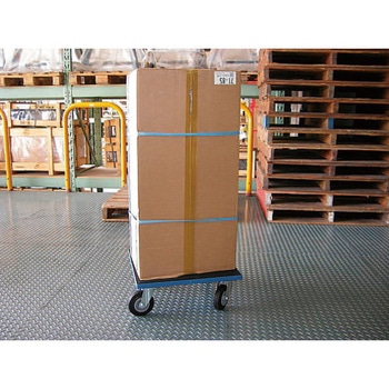500x500mm/400Kg ドーリー(木製/ゴム張) エスコ