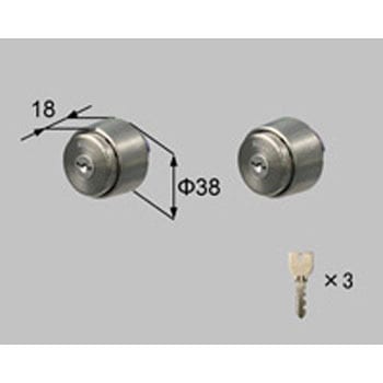 美和錠 FN 両側シリンダー(両面セット) TOSTEM(LIXIL)
