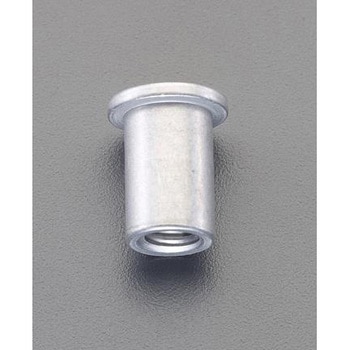 M5/1.5-2.5mm ブラインドナット(アルミ平頭/47個) エスコ