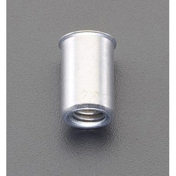 M8/2.5-4.0mm ブラインドナット(アルミ薄頭/25個) エスコ