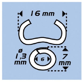 16mm/180mm ホグリングプライヤー(マガジン付) - エスコ