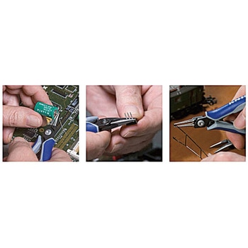 135mm 精密用プライヤー(グリップ付/平) - エスコ