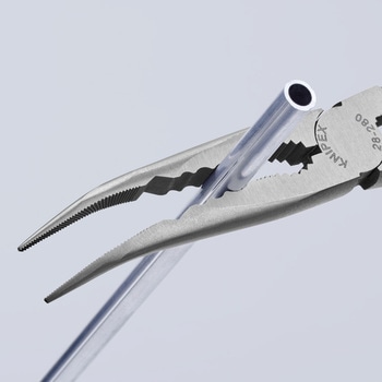 280mm ロングノーズプライヤー(45°ベンド) エスコ