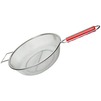 茹でザル パスタトレーナー レッド 26～30cm ストリックスデザイン