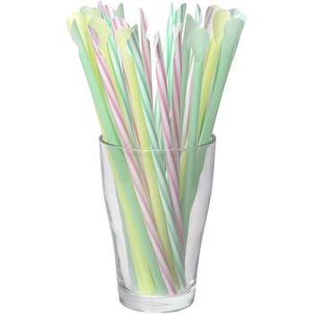 植物由来原料配合スプーンストロー 30本入 ストリックスデザイン