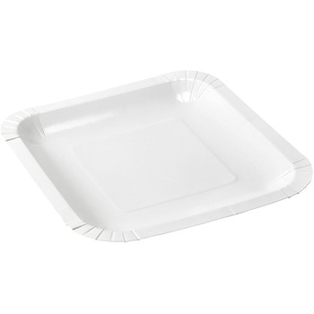 スクエアプレート 18cm 8枚入 - ストリックスデザイン