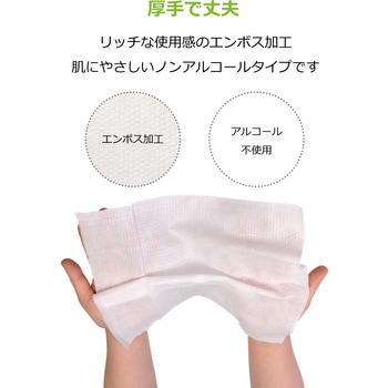 個包装 厚手ウェットタオル 60枚入 ストリックスデザイン