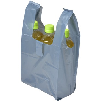 においカット取っ手付きポリ袋4L 40枚入 ストリックスデザイン