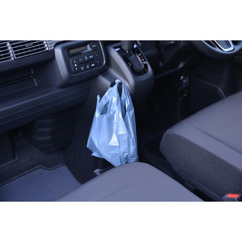 においカット取っ手付きポリ袋4L 40枚入 ストリックスデザイン
