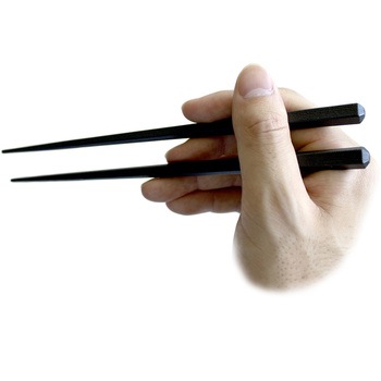 五角樹脂箸 エンボス加工 21cm 10膳 - ストリックスデザイン