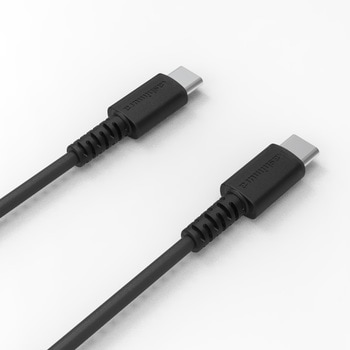 USB充電&同期ケーブル 1.2m C-C BK カシムラ