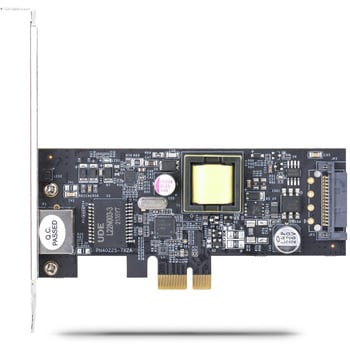 PR12GIP-NETWORK-CARD ネットワークアダプターカード/1ポート/2.5Gbps/PCIe x1/Intel I225-V/NBASE-T/PoE+/有線LANポート増設ボード  1個 StarTech.com 【通販モノタロウ】