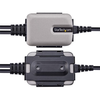 USB - RS232Cシリアル変換ケーブル/ストレート/USB 2.0/61cm/2ポート/COM保持機能/ESD保護/各種OS対応/シリアルコンバーター StarTech.com