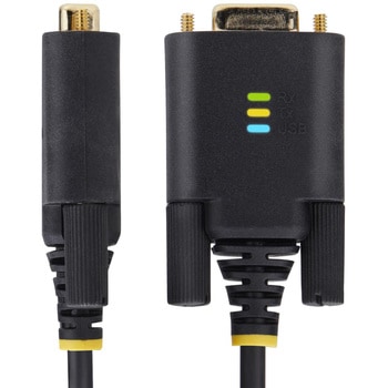 USB - RS232Cシリアル変換ケーブル/ストレート/USB 2.0/4m/2ポート/COM保持機能/ESD保護/各種OS対応/DB9シリアルコンバーター StarTech.com