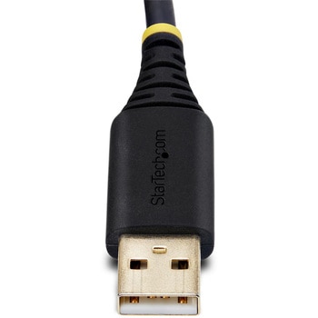 USB - RS232Cシリアル変換ケーブル/ストレート/USB 2.0/4m/2ポート/COM保持機能/ESD保護/各種OS対応/DB9シリアルコンバーター StarTech.com
