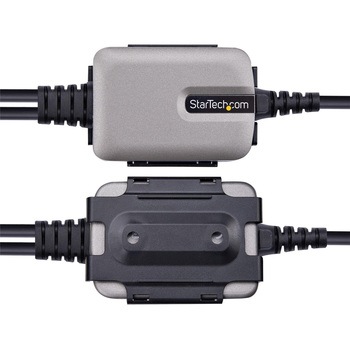 USB - RS232Cシリアル変換ケーブル/ストレート/USB 2.0/4m/2ポート/COM保持機能/ESD保護/各種OS対応/DB9シリアルコンバーター StarTech.com