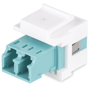 光ケーブル中継コネクター/LC-LC/メス-メス/シングル マルチモード兼用/ダストカバー付属/光ファイバー LC UPC延長アダプター/キーストーンカプラー ジャック 壁板 パッチパネル用 StarTech.com