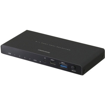 HDMIセレクタ Input4(HDMI3+Type-C1)+Output1ポート グリーンハウス