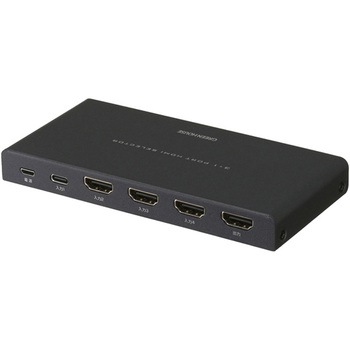 HDMIセレクタ Input4(HDMI3+Type-C1)+Output1ポート グリーンハウス