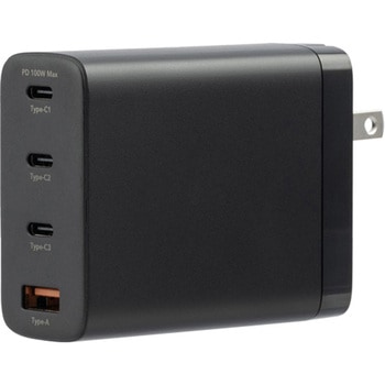 AC充電器 4ポート 100W グリーンハウス