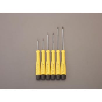 6本組 [-]ドライバー(精密用/ESD) エスコ