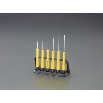 6本組 [-]ドライバー(精密用/ESD) エスコ