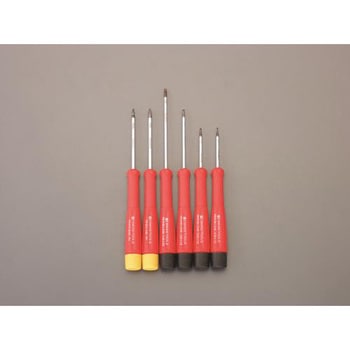 6本組 [+ -]ドライバー(精密用) エスコ