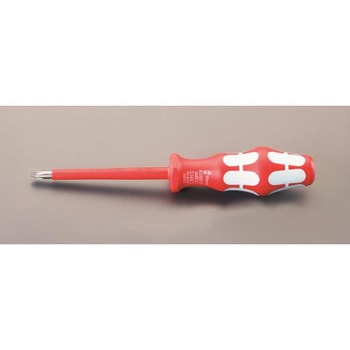 #1 x 80mm [+]ドライバー(絶縁/ステンレス製) エスコ