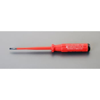 6.5x1.2x150mm [-]ドライバー(絶縁細軸) エスコ