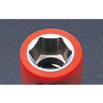 3/8"DRx 6mm 絶縁ソケット エスコ