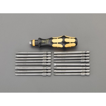 [+ - Hex Bore Torx]ドライバービットセット(ESD) エスコ