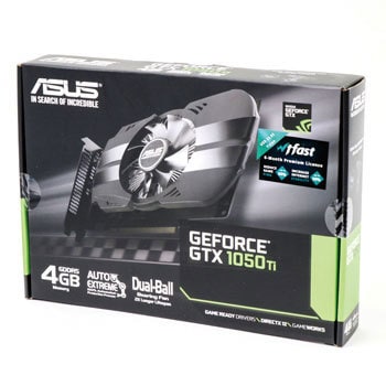 PCパーツASUS PH-GTX1050TI-4G PCIExp 4GB - PCパーツ