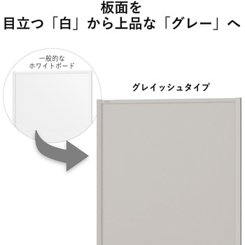 パーティションホワイトボード グレイッシュタイプ(組立サービスなし) プラス(VISION)
