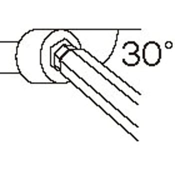 3/32"x 61mm [Ball Hexagon]キーレンチ エスコ