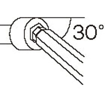 7/32"x 93mm [Ball Hexagon]キーレンチ エスコ