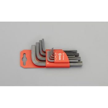 1.5-10.0mm/9本組 [Hexagon]キーレンチ エスコ