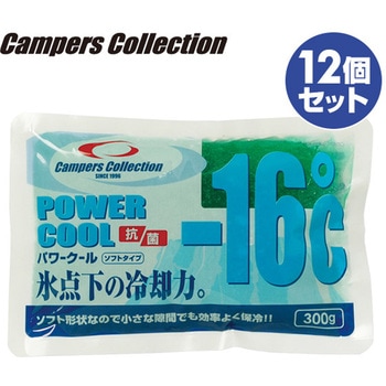 C.C   ソフト パワークールー16 300G 12P キャンパーズコレクション 保冷剤 ソフトパワークールー16度 YAMAZEN(山善) 64552120