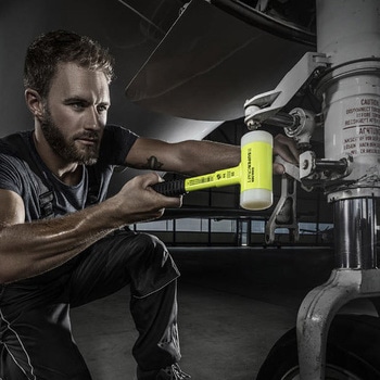 585g/30mm 無反動ハンマー(蛍光色) - エスコ