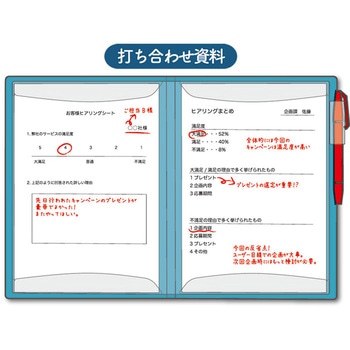 クリアーファイル カキコ ポケット数20(小口10枚) キングジム