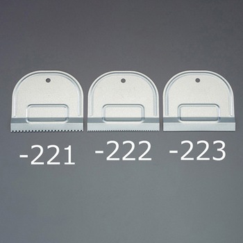 121mm パテベラ(くし型/角型溝細目) エスコ